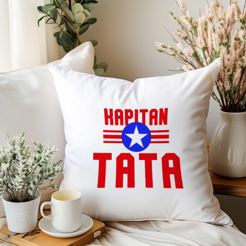 PODUSZKA 40x40cm DLA TATY Z NADRUKIEM JASIEK NA PREZENT DZIEŃ OJCA TATA