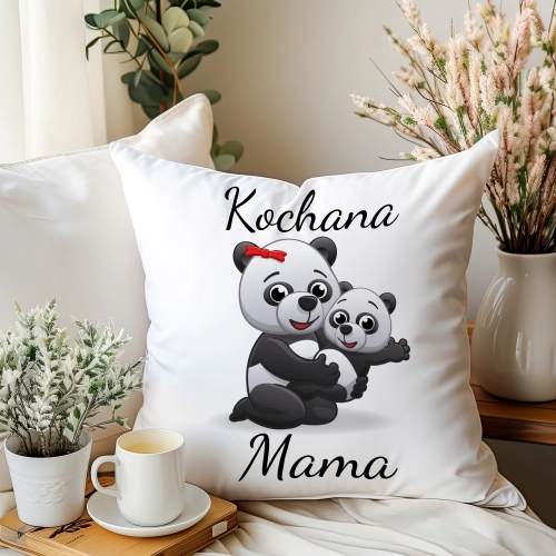 PODUSZKA 40x40cm DLA MAMY Z NADRUKIEM JASIEK NA PREZENT DZIEŃ MATKI MAMA