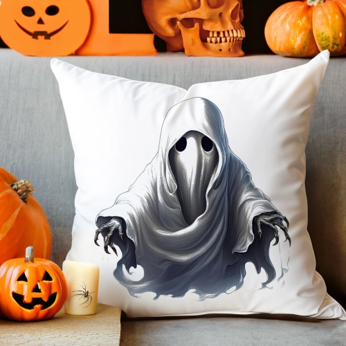 POSZEWKA DEKORACYJNA 40x40 JASIEK OZDOBNA HALLOWEENOWA HALLOWEEN DYNIA DUCH NIETOPERZE