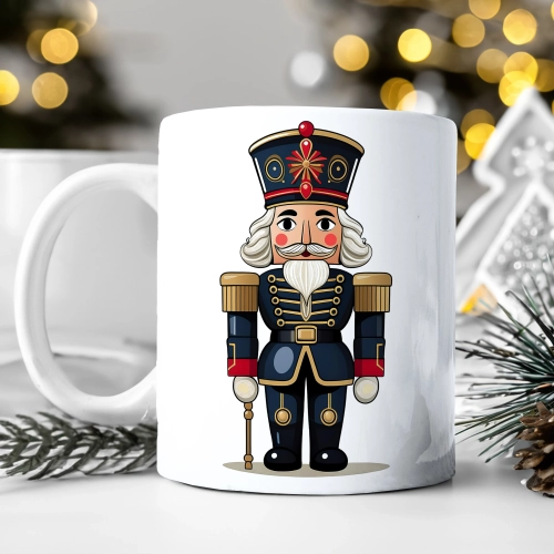 ZIMOWY KUBEK 330ml HERBATĘ KAWĘ PREZENT ŚWIĄTECZNY ŚWIĘTA RENIFER MIKOŁAJ