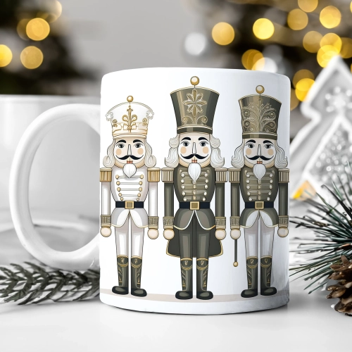 ZIMOWY KUBEK 330ml HERBATĘ KAWĘ PREZENT ŚWIĄTECZNY ŚWIĘTA RENIFER MIKOŁAJ