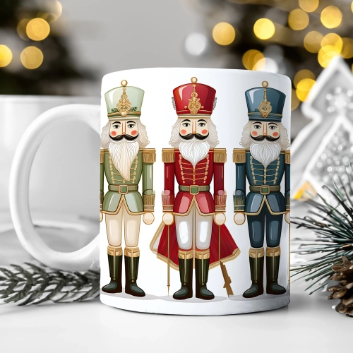 ZIMOWY KUBEK 330ml HERBATĘ KAWĘ PREZENT ŚWIĄTECZNY ŚWIĘTA RENIFER MIKOŁAJ