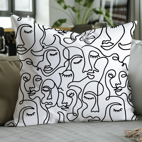 POSZEWKA DEKORACYJNA 50x60 OZDOBNA 100% BAWEŁNA NA PODUSZKĘ POŚCIELOWA