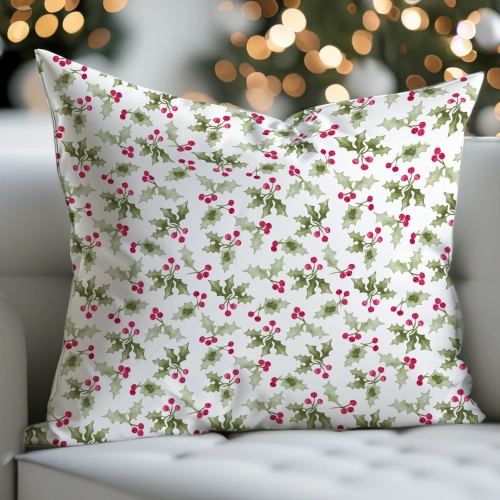 LUKSUSOWA ŚWIĄTECZNA POSZEWKA DEKORACYJNA 70x80 100% BAWEŁNA PREMIUM