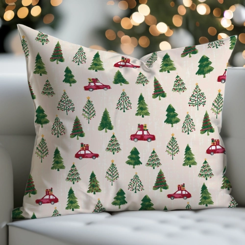 LUKSUSOWA ŚWIĄTECZNA POSZEWKA DEKORACYJNA 70x80 100% BAWEŁNA PREMIUM