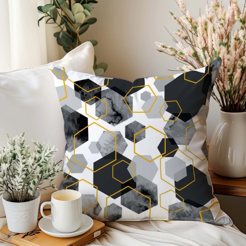 POSZEWKA DEKORACYJNA 45x45 JASIEK 100% BAWEŁNA NA PODUSZKĘ POŚCIELOWA