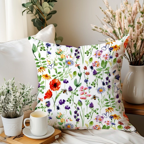 POSZEWKA DEKORACYJNA 45x45 JASIEK 100% BAWEŁNA NA PODUSZKĘ POŚCIELOWA