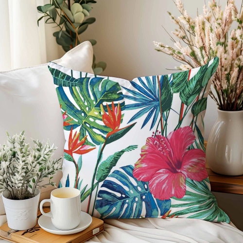 POSZEWKA DEKORACYJNA 45x45 JASIEK 100% BAWEŁNA NA PODUSZKĘ POŚCIELOWA