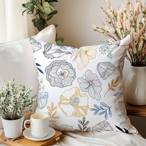 POSZEWKA DEKORACYJNA 45x45 JASIEK 100% BAWEŁNA NA PODUSZKĘ POŚCIELOWA