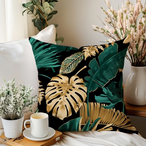 POSZEWKA DEKORACYJNA 45x45 JASIEK 100% BAWEŁNA NA PODUSZKĘ POŚCIELOWA