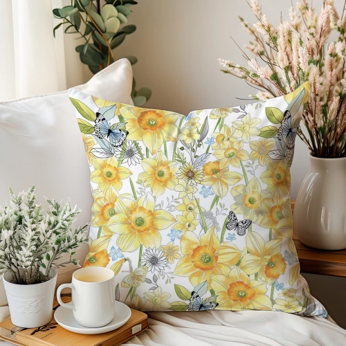 POSZEWKA DEKORACYJNA 45x45 JASIEK 100% BAWEŁNA NA PODUSZKĘ POŚCIELOWA