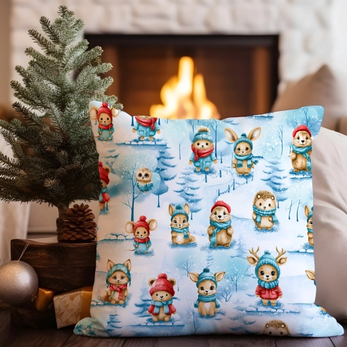 POSZEWKA DEKORACYJNA 45x45 JASIEK 100% BAWEŁNA NA PODUSZKĘ POŚCIELOWA