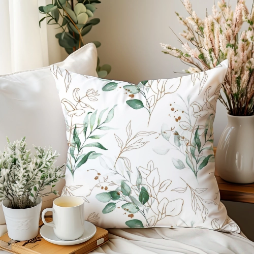 POSZEWKA DEKORACYJNA 40x40 JASIEK 100% BAWEŁNA NA PODUSZKĘ POŚCIELOWA