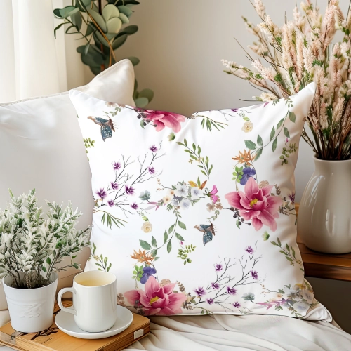 POSZEWKA DEKORACYJNA 45x45 JASIEK 100% BAWEŁNA NA PODUSZKĘ POŚCIELOWA