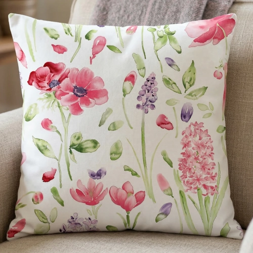 Ozdobna poszewka na jasiek we wzór Wiosenny Bukiet na fote