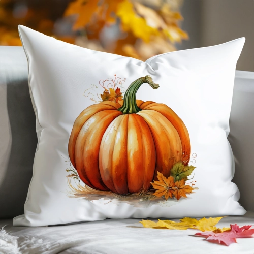 POSZEWKA DEKORACYJNA 50x70 JASIEK OZDOBNA JESIENNA DYNIA JESIENNE LIŚCIE