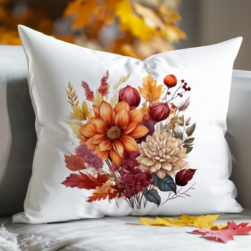 POSZEWKA DEKORACYJNA 50x60 JASIEK OZDOBNA JESIENNA LIŚCIE