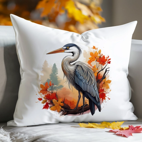 POSZEWKA DEKORACYJNA 50x60 JASIEK OZDOBNA JESIENNA PTAK