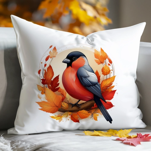 POSZEWKA DEKORACYJNA 40x60 JASIEK OZDOBNA JESIENNA PTAK