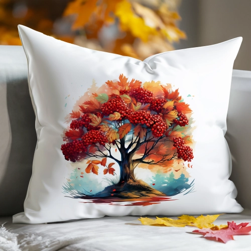 POSZEWKA DEKORACYJNA 40x60 JASIEK OZDOBNA JESIENNA JARZĘBINA