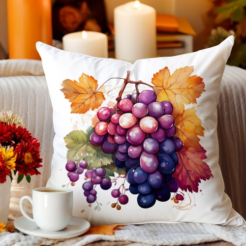 Jesienna poszewka welur 45x45 cm velvet J&W