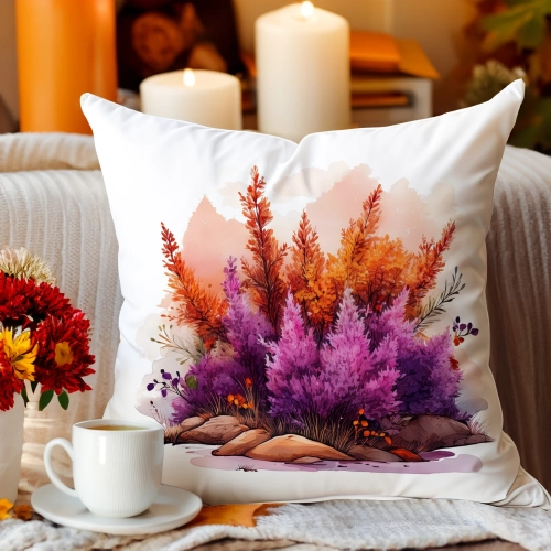 Jesienna poszewka welur 45x45 cm velvet J&W