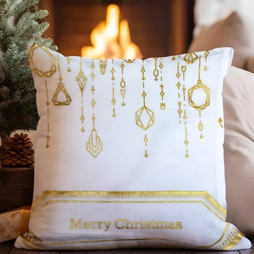 POSZEWKA DEKORACYJNA 40x40cm JASIEK OZDOBNA BOŻE NARODZENIE