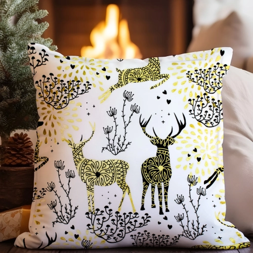 POSZEWKA DEKORACYJNA 40x40cm JASIEK OZDOBNA BOŻE NARODZENIE