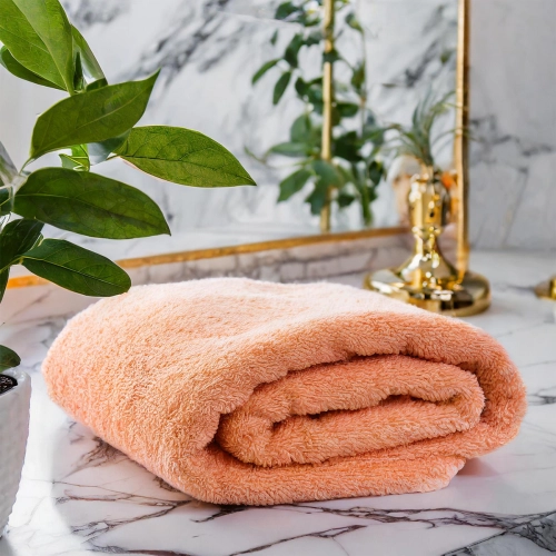 GRUBY RĘCZNIK KĄPIELOWY 50x100cm 500g/m2 PREMIUM CHŁONNY ŁOSOSIOWY