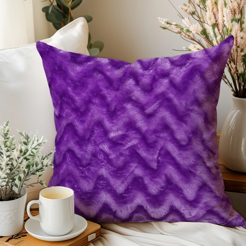 POSZEWKA DEKORACYJNA 40x40cm JASIEK FALE OZDOBNA WŁOCHACZ