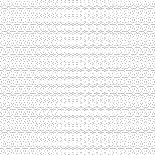 Tkanina bawełniana na metry wzór w szare heksagony z kropkami