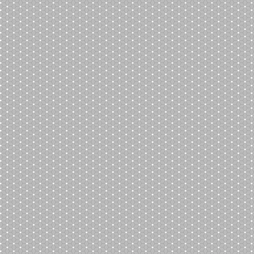 Tkanina bawełniana na metry wzór w szare heksagony z białymi kropkami
