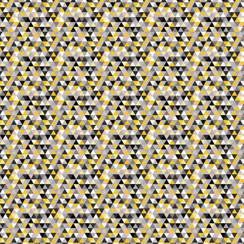 Tkanina bawełniana na metry wzór w wielokolorowe trójkąty