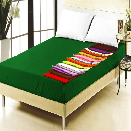 PRZEŚCIERADŁO TRADYCYJNE 160x200 BEZ GUMKI 100% BAWEŁNA PREMIUM MALACHIT