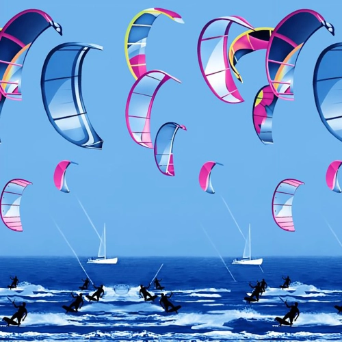 TKANINA PARAWANOW  NA PARAWAN PLAŻOWY 80cm