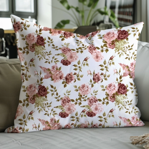 POSZEWKA DEKORACYJNA 50x60cm SATYNA BAWEŁNIANA NA PODUSZKĘ POŚCIELOWA