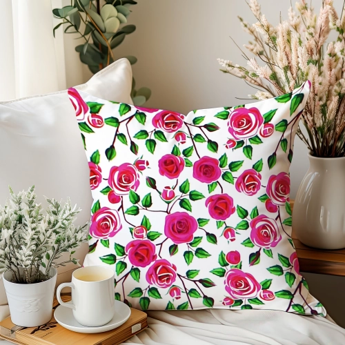 POSZEWKA DEKORACYJNA 40x40 JASIEK SATYNA BAWEŁNIANA NA PODUSZKĘ