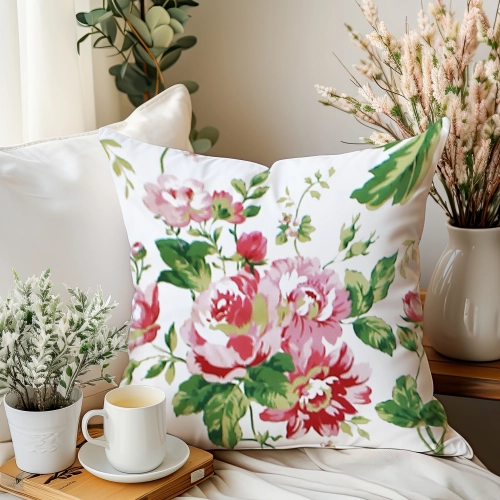 POSZEWKA DEKORACYJNA 40x40 JASIEK SATYNA BAWEŁNIANA NA PODUSZKĘ