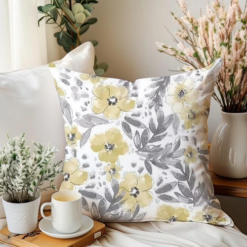 POSZEWKA DEKORACYJNA 45x45 JASIEK SATYNA BAWEŁNIANA NA PODUSZKĘ POŚCIELOWA