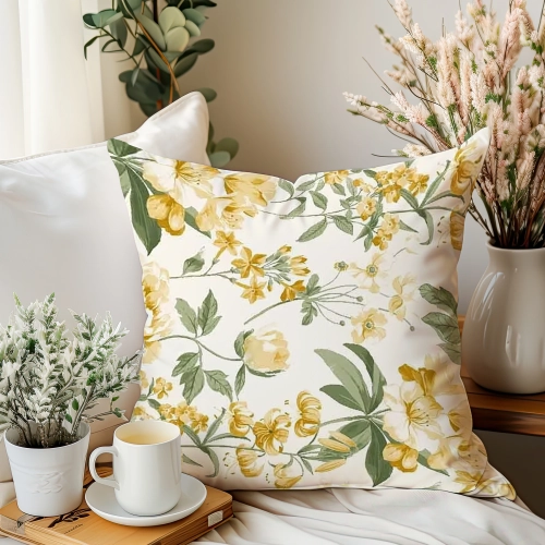 POSZEWKA DEKORACYJNA 40x40 JASIEK SATYNA BAWEŁNIANA NA PODUSZKĘ