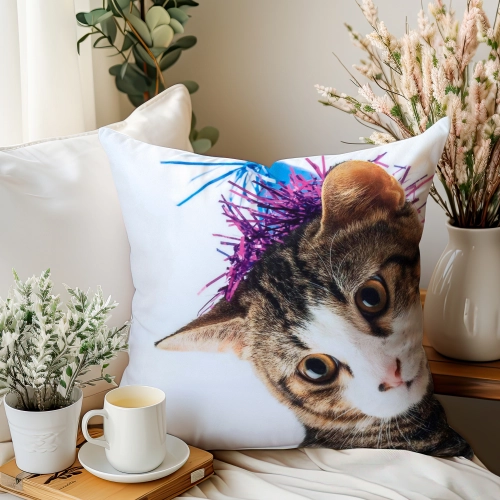 POSZEWKA DEKORACYJNA WELUROWA  40x40