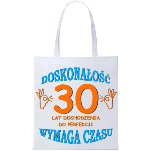 EKO TORBA ZAKUPY PREZENT URODZINY 30 TRZYDZIESTKĘ