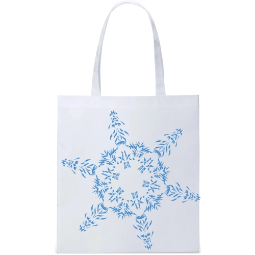 EKO TORBA ZAKUPY PREZENT ŚWIĄTECZNA ŚNIEŻYNKA