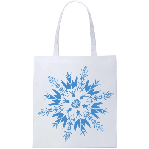 EKO TORBA ZAKUPY PREZENT ŚWIĄTECZNA ŚNIEŻYNKA