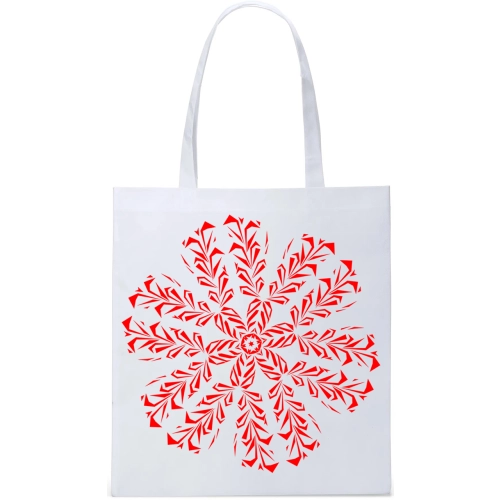 EKO TORBA ZAKUPY PREZENT ŚWIĄTECZNA ŚNIEŻYNKA