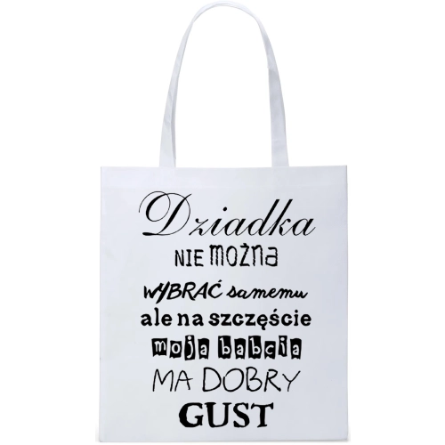 EKO TORBA ZAKUPY EKOLOGICZNA PREZENT DZIEŃ DZIADKA