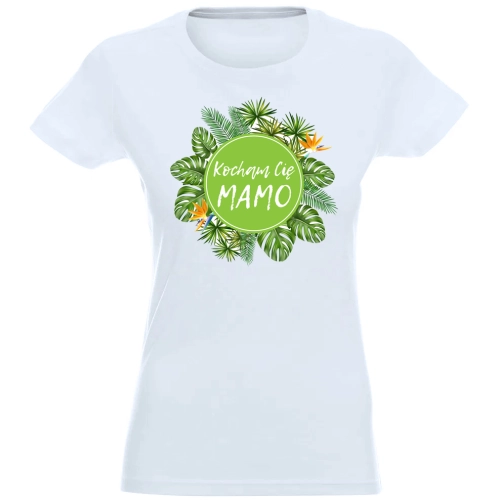 T-SHIRT KOSZULKA DAMSKA NADRU KOCHAM CIE MAMO