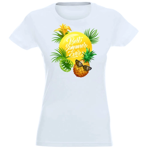 T-SHIRT KOSZULKA DAMSKA NADRUK HELLO SUMMER