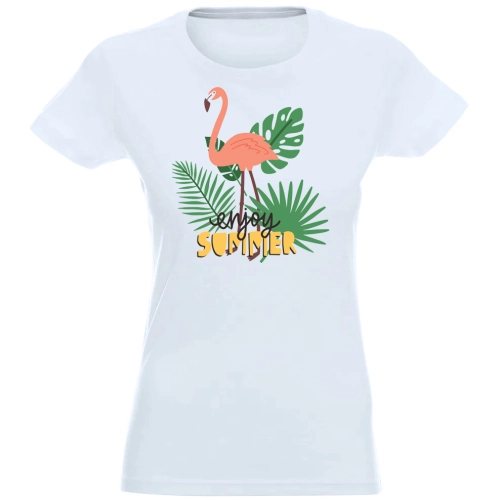 T-SHIRT KOSZULKA DAMSKA NADRUK ENJOY SUMMER