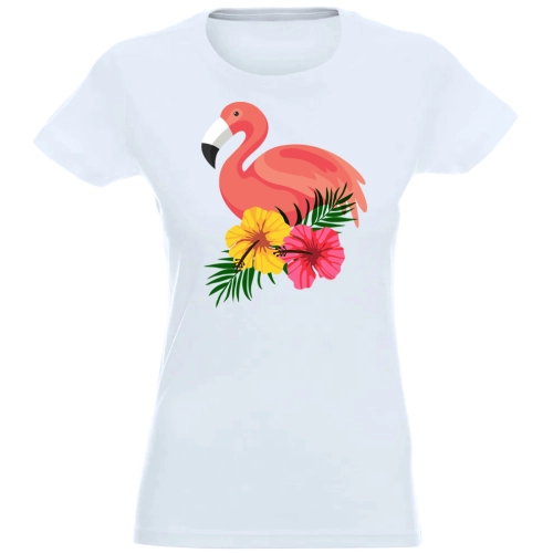T-SHIRT KOSZULKA DAMSKA NADRUK FLAMING SUMMER